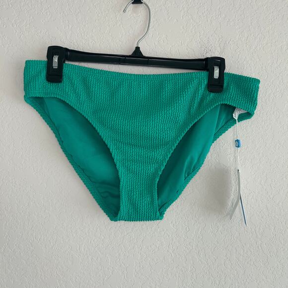 Bleu Rod Beattie Pucker Up Textured Hipster Bikini Bottom Sz 12 - Picture 1 of 6